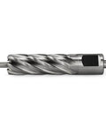 Annular cutter with Weldon shank, 3/4 in cutting diameter, 2 in cutting depth, HSS for magnetic drill press