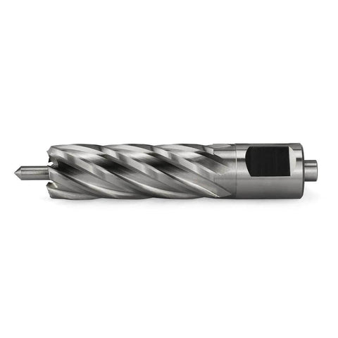 Annular cutter with Weldon shank, 3/4 in cutting diameter, 2 in cutting depth, HSS for magnetic drill press
