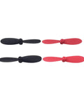 Durable Beefed Up 20 Pack Drone Propellers For HS190 901HS 901S 901H X300C LF606 SG800 E61HW S9 Mini Quadcopter in black and red