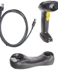 DS6878 2D Wireless Bluetooth Barcode Scanner With Docking Cradle And USB Cable Renewed, High Speed 1D And 2D Scanning For Retail POS And Inventory