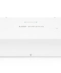 Instant On 1930 24 Port Gigabit Ethernet Switch rear view showing power port and design.