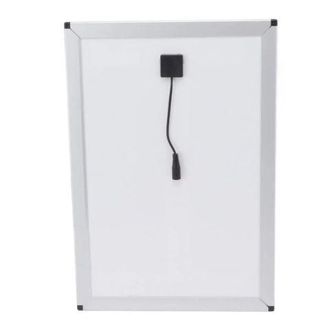 Back view of 100W Solar Panel Kit With Monocrystalline Module And 20A 12V 24V Controller for car camping power on the go