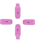 Heavy Duty 10 Pack TIG Torch Kit Nozzles Including Ceramic Cups For Aluminum Jobs High Heat Resistance Up To 3k Degrees F Welding Gear, pink ceramic nozzles.