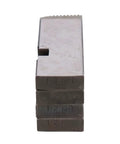 Universal NPT Right Hand Pipe Die Set For 1 Inch To 2 Inch Alloy Steel Construction, stack of die segments, front view