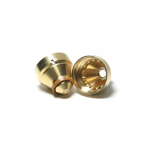 Top Notch F3028 Plasma Cutting Consumables Including Nozzle Cap 11.855.401.1628 for Torch, gold metal, durable design.