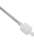 Leak-Proof Plastic Filler Check Valve Replacement With Backflow Protection For Liquid Filling Equipment Food Safe Material Easy Install No-Drip Filler Nozzle Valve For Filling Machines And Piping, white plastic with metal tube