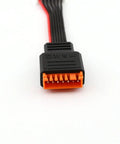 Close-up of JST XH Balance Cable Kit connector for LiPo 2S to 6S, durable silicone, ideal for RC vehicles battery charging.