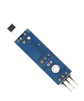 Straight Up Solid Hall Sensor Module For Speed Tracking And Revolution Counting With Magnetic Trigger Switch And Lm393 Comparator Board For Dc 5V Power And No Hassle Build Projects, top view showing circuitry and components.
