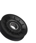 Perfect Drive Belt Pulley Repair Kit Exact Fit L100 Mower Transmissions GX20286 Replaces 1760097 And 690409 black pulley with bearing