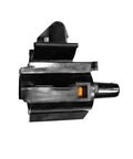 Solid High Precision Coolant And Cabin Air Temp Sensor Fits Tesla Model Y 2020 To 2025 side view showing connector and orange indicator.