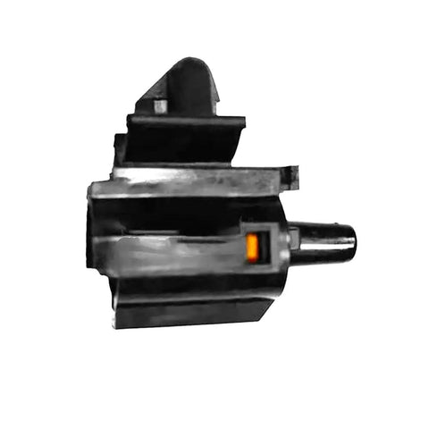 Solid High Precision Coolant And Cabin Air Temp Sensor Fits Tesla Model Y 2020 To 2025 side view showing connector and orange indicator.