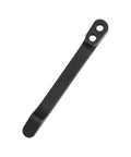 Tough As Titanium Pocket Clip With 2 Pairs Screws For Mini Praxis Qubit Vision FG Buster FG Sokoke And Button Lock Elementum II Knives T003D Black Premium.
