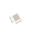 2 Packs Silver Soldering Sheets For Jewelry Make Secure Joints 0.08X0.08 Inch Precut silver soldering chip shown with measurements.