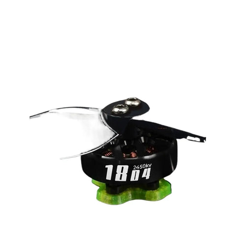 1804 Brushless Motor For FPV Racing Drones And Quadcopters 3 Inch 2450Kv 6S Ready Outrunner With Lightweight Aluminum Housing
