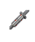 Rock Solid Ball Screw Double Nuts 4 Pcs Preloaded High Strength Linear Motion Kit For Cnc Routers And 3d Printers Tough As Nails Steel Upgrade Parts, showing intricate threaded design.