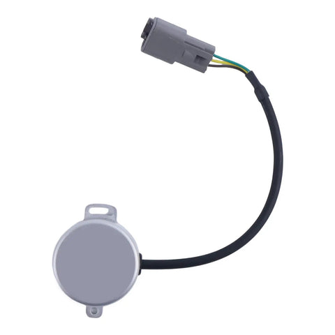 Heavy Duty Digital Angle Sensor Replaces 1001147479 Or 1001133329 For Jlg Boom Lifts with a round metal housing and wire connector.
