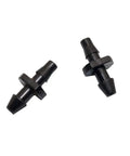 4000 Pieces 3 To 5mm Hose Connectors Kit With Double Barbed Adapters For Garden Irrigation Systems Micro Hose Fittings Watering Accessories Greenhouse Water Fittings Nozzles And Sprinklers black double barbed hose connectors for 3/5mm micro irrigation