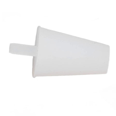 Durable 20 Pcs Silicone Tapered Plugs Kit That Holds Up Under Heat For Anodizing And Painting Projects, No Cracking Or Shrinking Ever So Your Work Stays Safe white silicone tapered plug