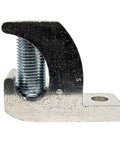 Heavy Duty Aluminum Electrical Wire Connectors Built Tough Mechanical Lay In Lugs For Copper And Aluminum Conductors UL Certified side view of a metallic mechanical lug with threaded barrel.