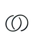 Heavy Duty 4mm Hole Retainer Circlips Made From Durable Spring Steel Snap Rings for secure shaft OD maintenance.