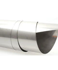 Top Tier Hella Durable Titanium Foil Sheet For Automotive And Heavy Duty Industrial Machines High Strength Lightweight Corrosion Resistant Metal Tape Strips 0.1mm X 500mm X 200mm, close-up of rolled titanium foil.