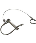 Five Piece Trailer Coupler Pins Set Five Sixteenths By One And Three Quarters Inch With Plastic Coating Tether And Quick Release Ring Zinc Plated Steel Shaft Tongue Pin For Secure Hitch And Loss Prevention
