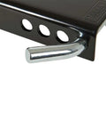 Close-up of black powder finish 4 Pack Stake Pocket Winch For Trailers And Flatbeds Fits Flush Or Outside Pockets Beefed Up Utility Kit