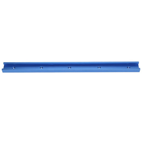 Beefy Aluminum T Track Miter Jig For Router Table Anodized Blue Guide Rail With Quick Acting Clamp durable woodworking tool