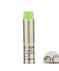 12-24V DC Proximity Switch With 4mm Sensing Range, PRCM12-4DN NPN IP67 DC Approach Sensor, Normally Open Output For Iron