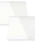 Freezer Glass Shelf Replacement 2 Pack Replaces WRS571CIHZ04 Refrigerator Freezer Shelf Durable Tempered Glass Easy Install