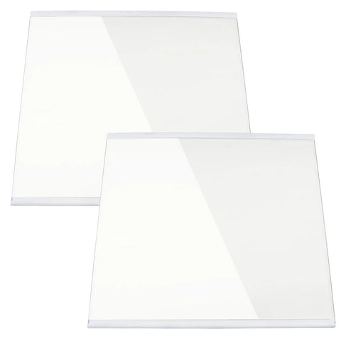 Freezer Glass Shelf Replacement 2 Pack Replaces WRS571CIHZ04 Refrigerator Freezer Shelf Durable Tempered Glass Easy Install