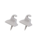 Ford Compatible Sun Visor Clips Set for Ranger 1989 to 2004, F 150 F 250 F 350 Bronco Explorer Sport Trac 2001 to 2005 and Mustang 1994 to 2004 Gray Two Pack
