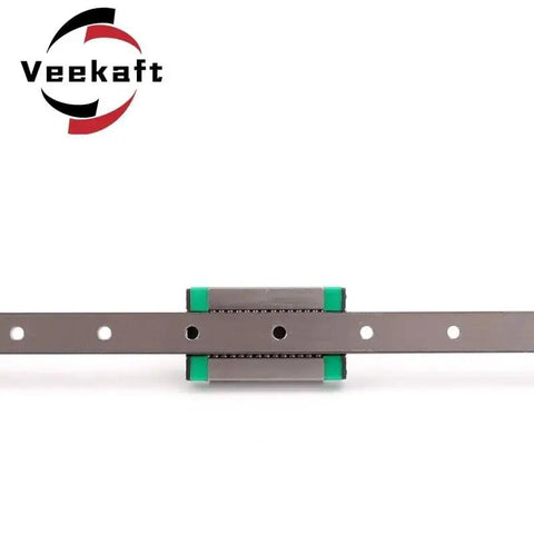 Front view of MGN Type Guide Rail Kit For Pro Grade Linear Motion With High Precision And Smooth Friction 100-600mm Adjustable Length