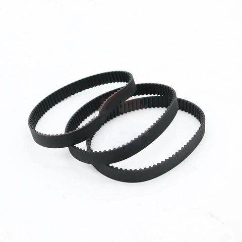 Tough As Nails GT2 Timing Belt For Power Transmission 2GT Synchronous Drive Belt in black, multiple widths and lengths visible.