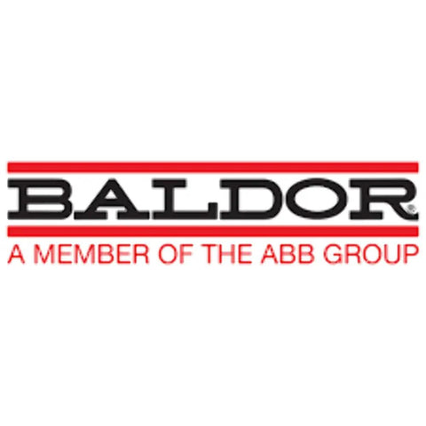 Logo of Baldor, a member of the ABB Group, associated with 2 HP 1800 RPM 56 Hz TEFC 1-Phase AC Motor Workhorse.