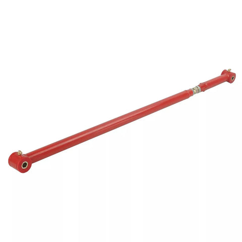 Non Adjustable Rear Upper And Lower Control Arms With Adjustable Panhard Bar Performance Kit For 2005 2014 Ford Mustang 2 Door Coupe Red, red steel adjustable Panhard bar