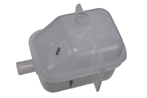 Heavy Duty Hybrid Radiator Surge Tank Coolant Overflow Reservoir Aluminum Cooling Setup Direct Fit Swap Upgrade For Smooth Cruising And Keep Your Rig Cool Daily, clear plastic design.