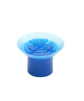 Two Pack Vacuum Suction Cups For Pneumatic Tools in blue silicone, heavy duty grip for secure attachment on smooth surfaces.