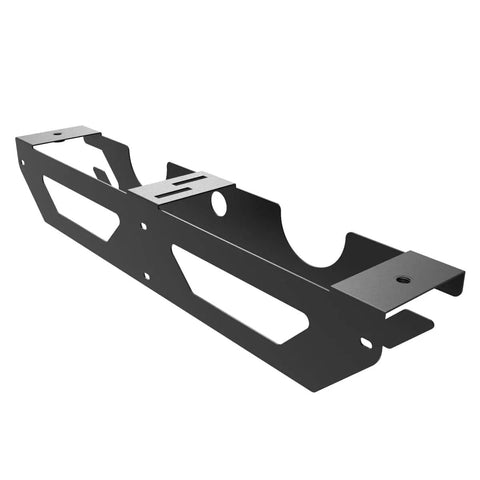 Two Pack Angle Grinder Holders With Two Bays, Wall Mount Bracket And Cord Hanger for garage, workshop organization, side view