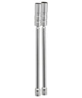 Tough As Nails Extended Spark Socket Wrench Kit For 14Mm And 16Mm Plugs showing two deep-reach spark sockets in silver finish.