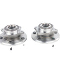 Two Piece Front Wheel Bearing Hub Assembly 513286 Compatible With 2009 to 2017 Journey And Ram ProMaster displayed side by side