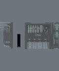 Tool-Check Modular Set 1 Bundle With Micro Module L-Key Hex-Plus 1 Adapter 9549 and Flexible Hinge 9550 in disassembled view