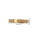 Brass Concealed Cylinder Hinges Set 25 Pcs Mini Barrel Cabinet Hinges For Jewelry Boxes detailed with measurements