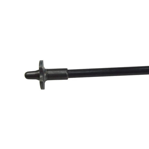 Close-up of 24 Inch Crossbow Release Bolts Set With Decocking System tip and half-moon nock.