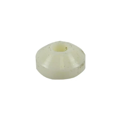 Close-up of a white cone washer from the Universal Pop Up Drain Ball Rod Assembly for Bathroom Sinks, durable and easy to install