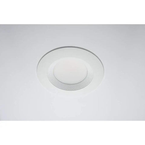 Six Inch LED Retrofit Downlight 650 Lumen Dimmable Soft White 2700K 55W Equivalent Easy Install Clips High CRI 90 Plus