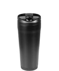 Vacuum Insulated Protein Shaker Bottle Built For Totally Dead Silent Mixing And Sweat Proof Shell Locks Your Preworkout Ice Cold Through Savage Gym Sessions And Long Haul Drives In Matte Black - front view
