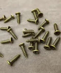Premium Copper Wood Screws Set With Self Tapping Small And Large Flat Head Cross Head Screws Two By Six Size Pro Grade DIY