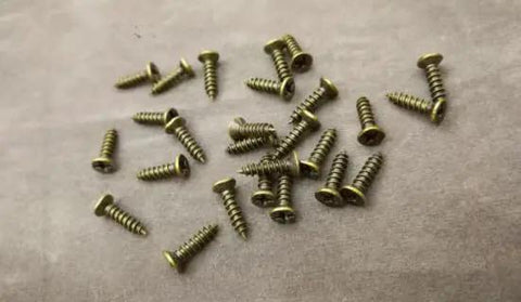 Premium Copper Wood Screws Set With Self Tapping Small And Large Flat Head Cross Head Screws Two By Six Size Pro Grade DIY