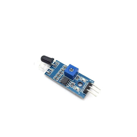 Smart Car Robot Reflective Photoelectric IR Obstacle Avoidance Sensor Module 3 Pin Output for Arduino Raspberry Pi DIY Robots High Precision Front Obstacle Detection with Green Indicator, blue PCB